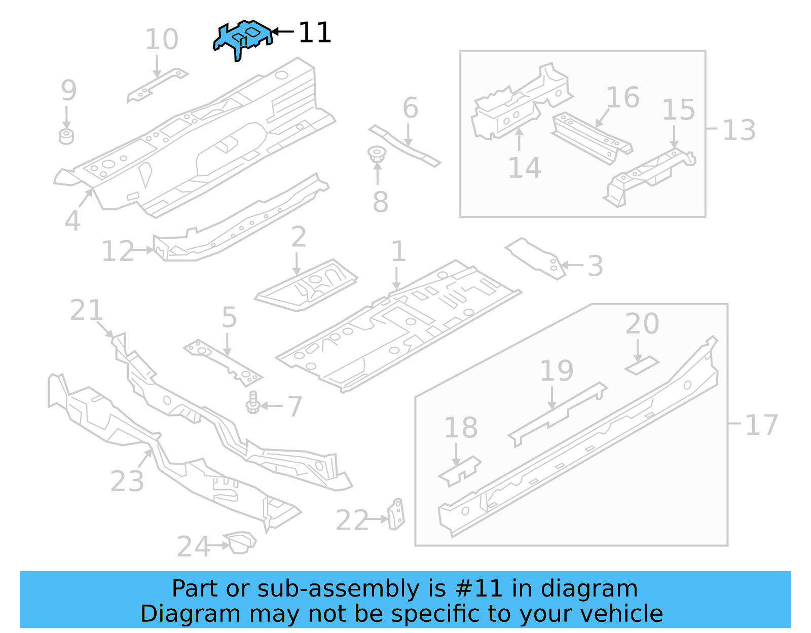 Center Plate Retainer Plate 5Q0-861-374-C - View 2