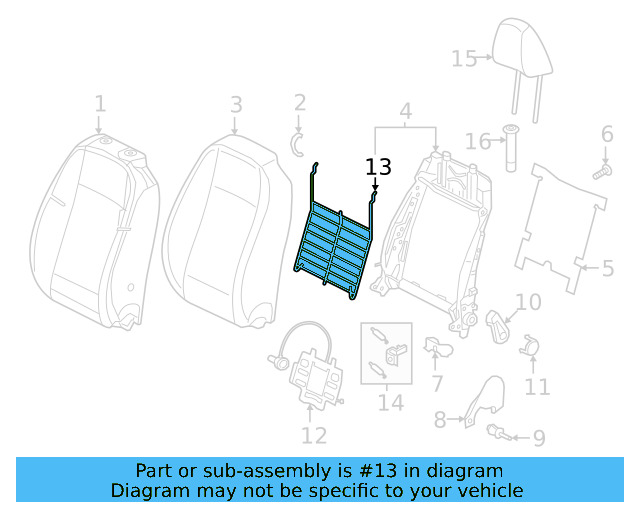 Support Spring 5Q0-881-703-A - View 12