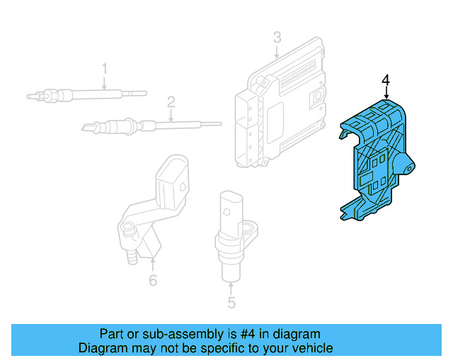 ECM Holder 5Q0-906-507-F - View 18