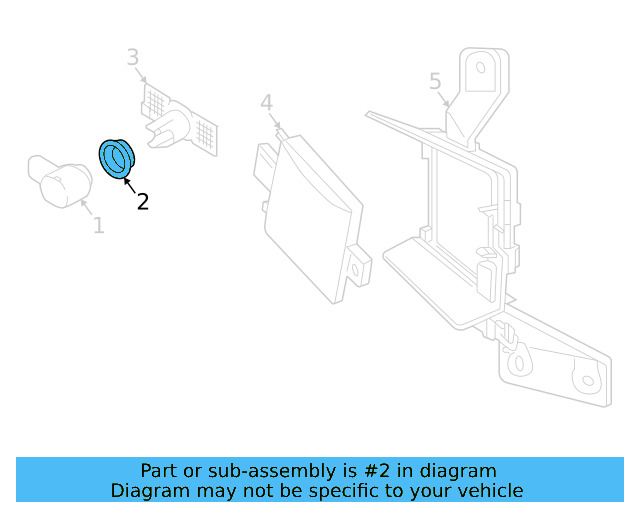 Park Sensor Seal 5Q0-919-133-9B9 - View 72