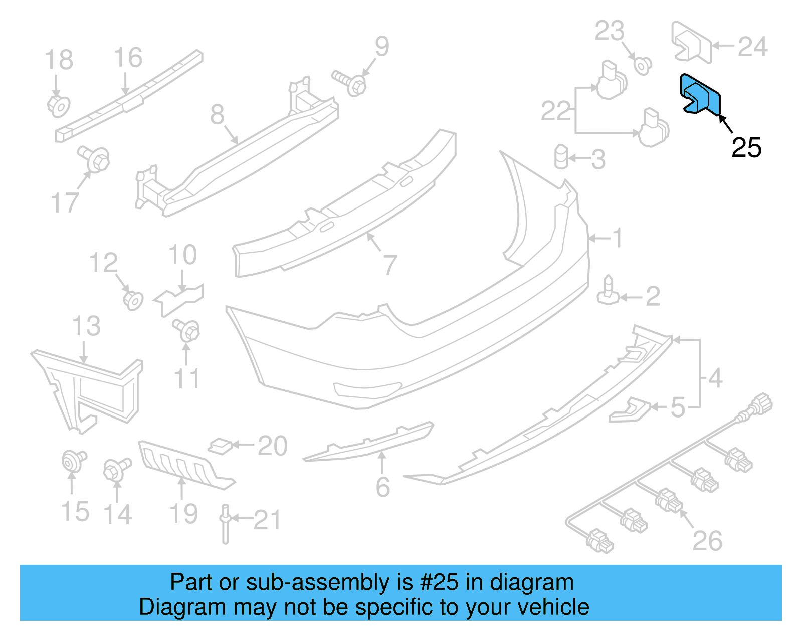Park Sensor Seal 5Q0-919-133-9B9 - View 19