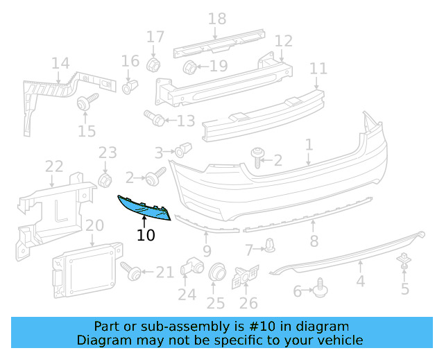 Park Sensor Seal 5Q0-919-133-9B9 - View 25