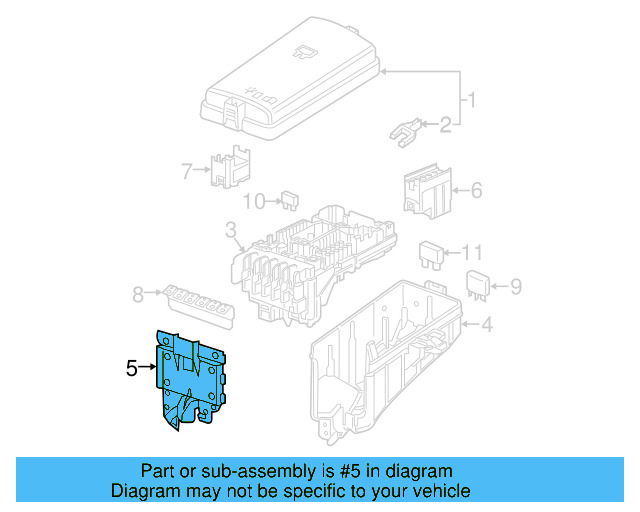 End Plate 5Q0-927-165-G - View 12