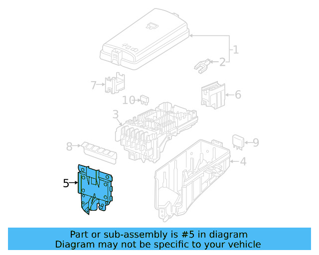 End Plate 5Q0-927-165-G - View 13