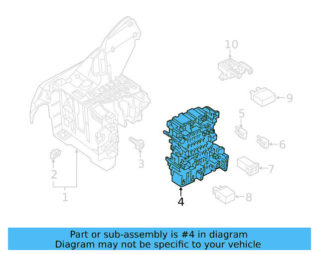 Relay & Fuse Plt 5Q0-937-615-C - View 50