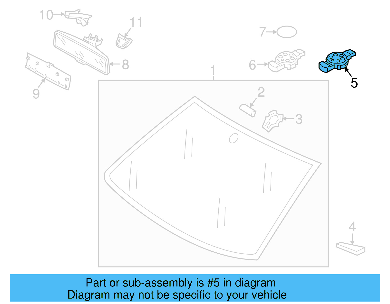 Rain Sensor 5Q0-955-559-C - View 35