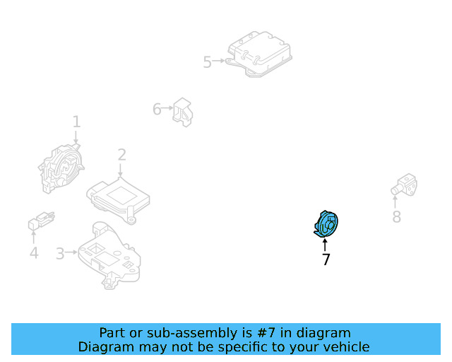 Side Impact Sens 5Q0-959-354-A - View 17