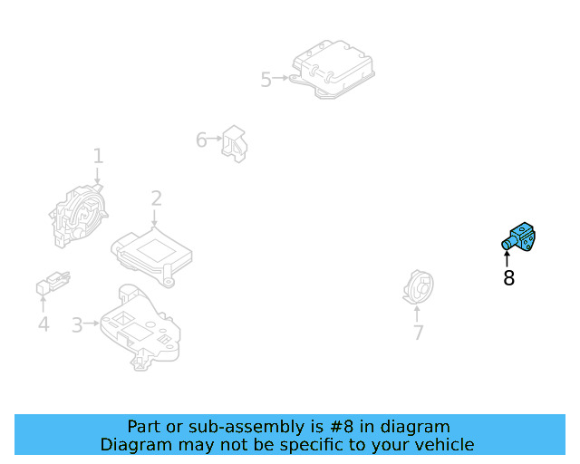 Ft Impact Sensor 5Q0-959-651-B - View 8
