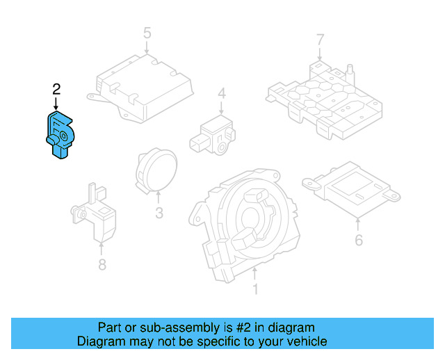 Ft Impact Sensor 5Q0-959-651-B - View 10