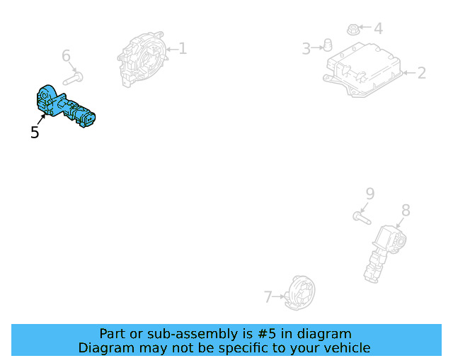 Ft Impact Sensor 5Q0-959-651-B - View 12