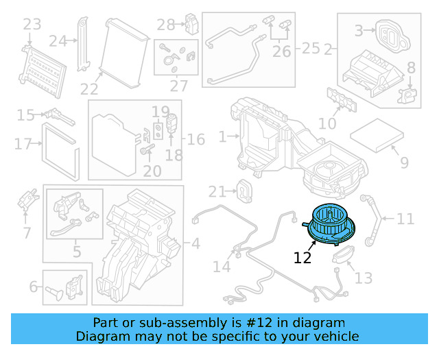 Blower Motor 5Q1-819-021-H - View 8