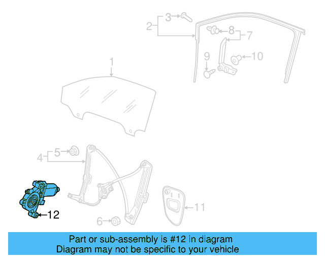 Window Motor 5Q4-959-802-B - View 9