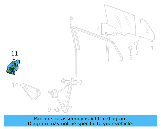 Window Motor 5Q4-959-812-F - View 11