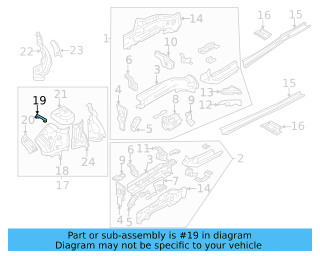 Apron Assembly Bracket 5QA-121-409 - View 7