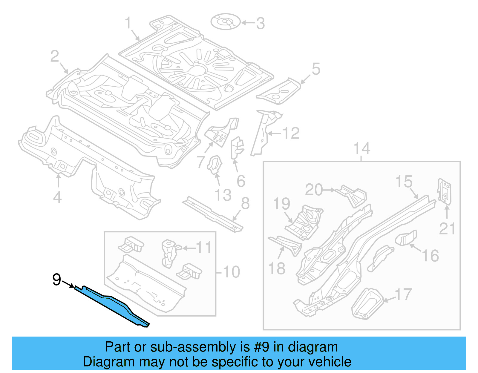 Center Cross 5QE-803-223 - View 2