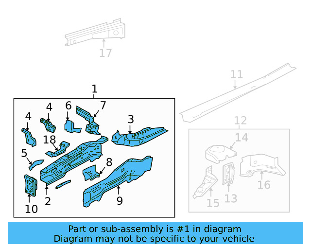 Rail Assembly 5QF-803-091-F - View 3