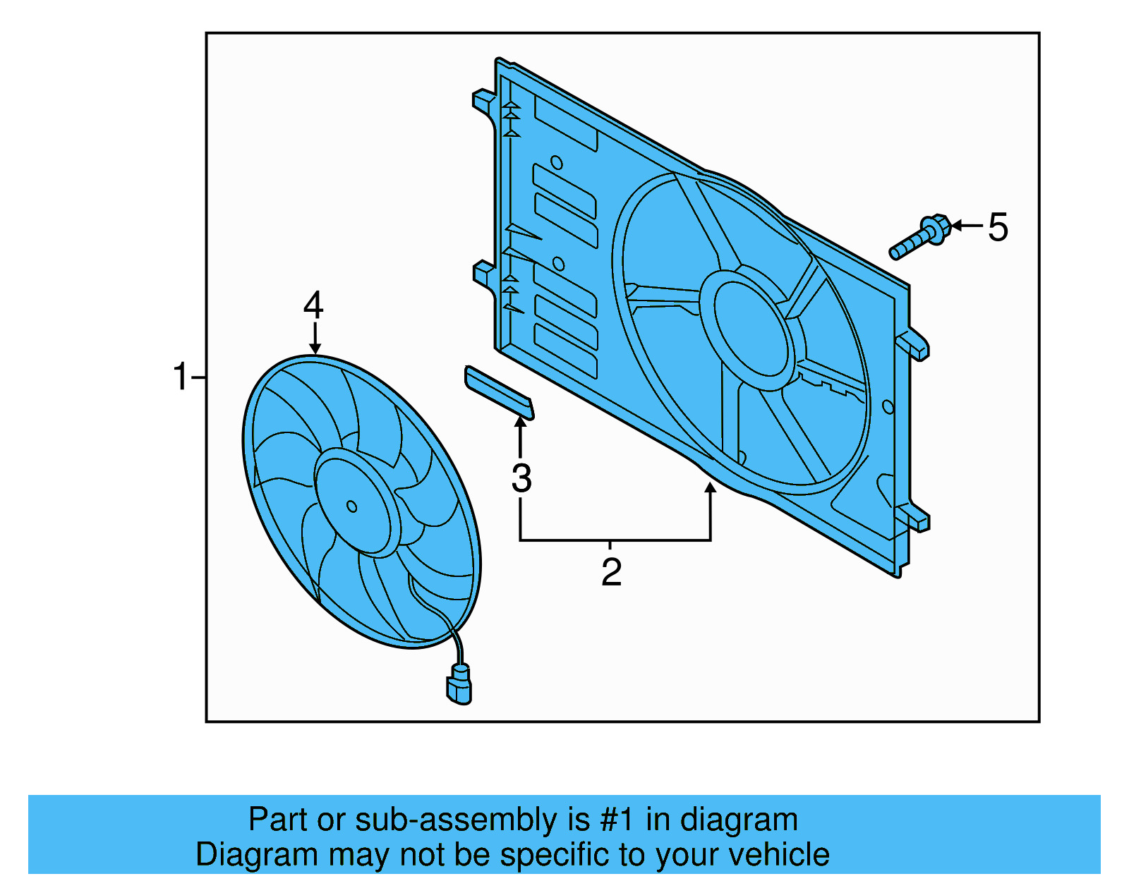 Fan Assembly 5QM-121-203-H - View 3