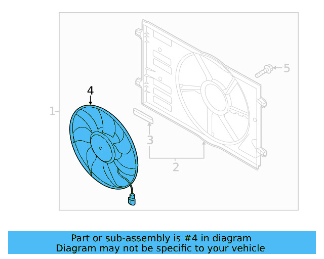 Fan Assembly 5QM-121-203-H - View 4