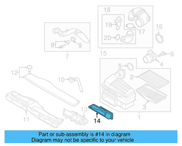 Intake Duct 5QM-129-618 - View 27