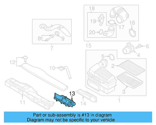 Air Inlet Duct 5QM-129-621 - View 13