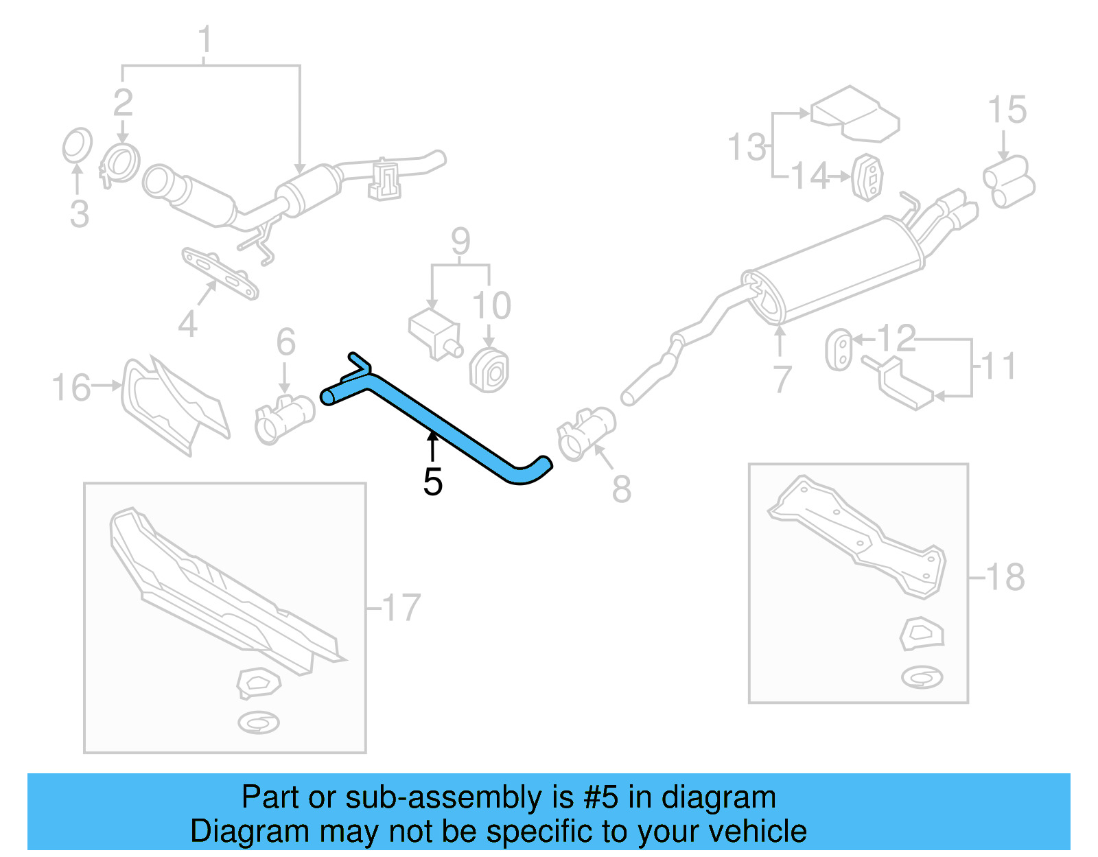 Connector Pipe 5QM-253-201-A - View 3