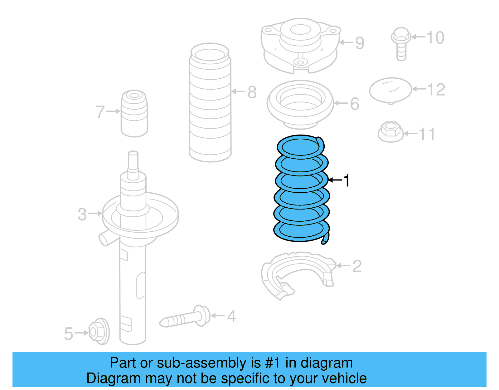 Coil Spring 5QM-411-105-K