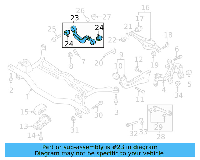 Upper Control Arm 5QM-505-323 - View 5