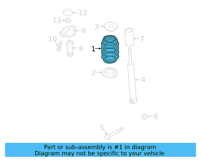 Coil Spring 5QM-511-121-E