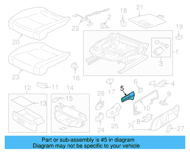 Adjust Lever 5GM-881-092 - View 7