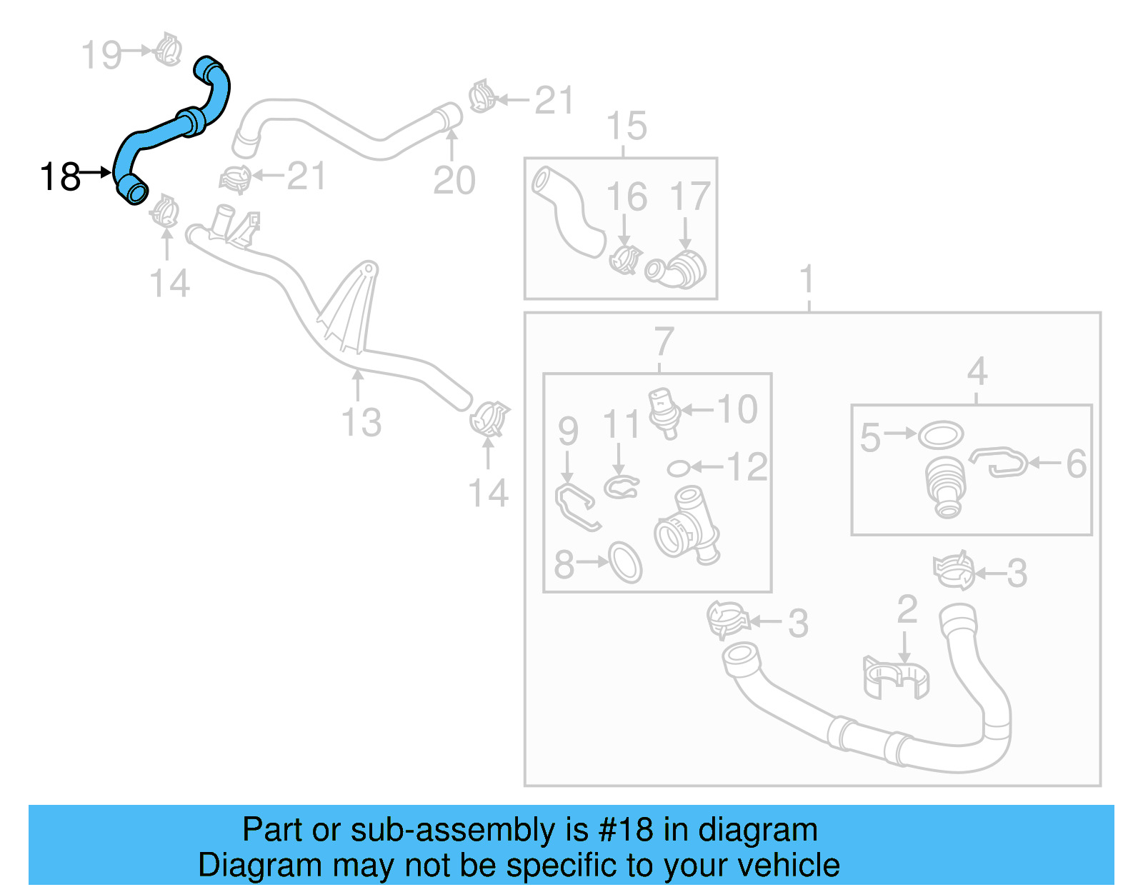 Return Hose 5QN-122-109-A - View 6