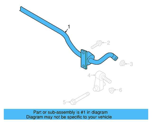 Stabilizer Bar 5QN-511-305 - View 2