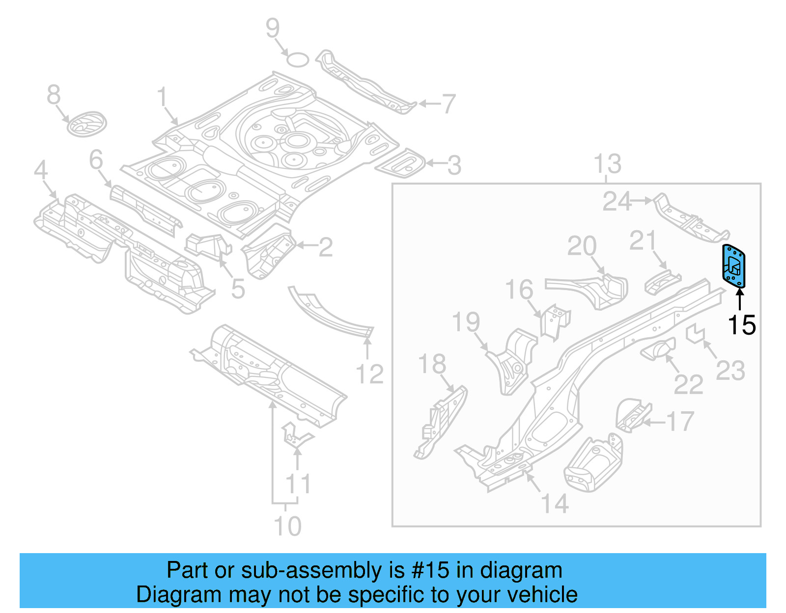 Rail End 5QN-804-473-B - View 2