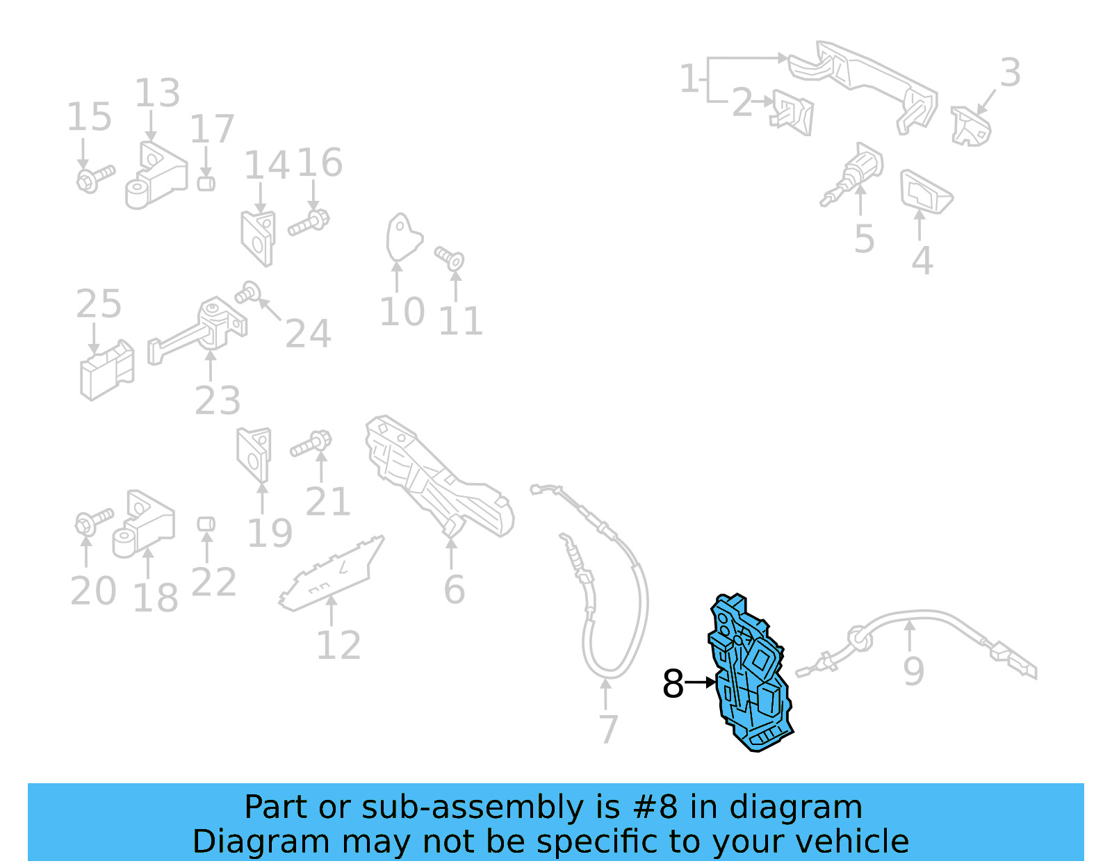 Door Lock Actuator Motor 5TB-837-015-E - View 2