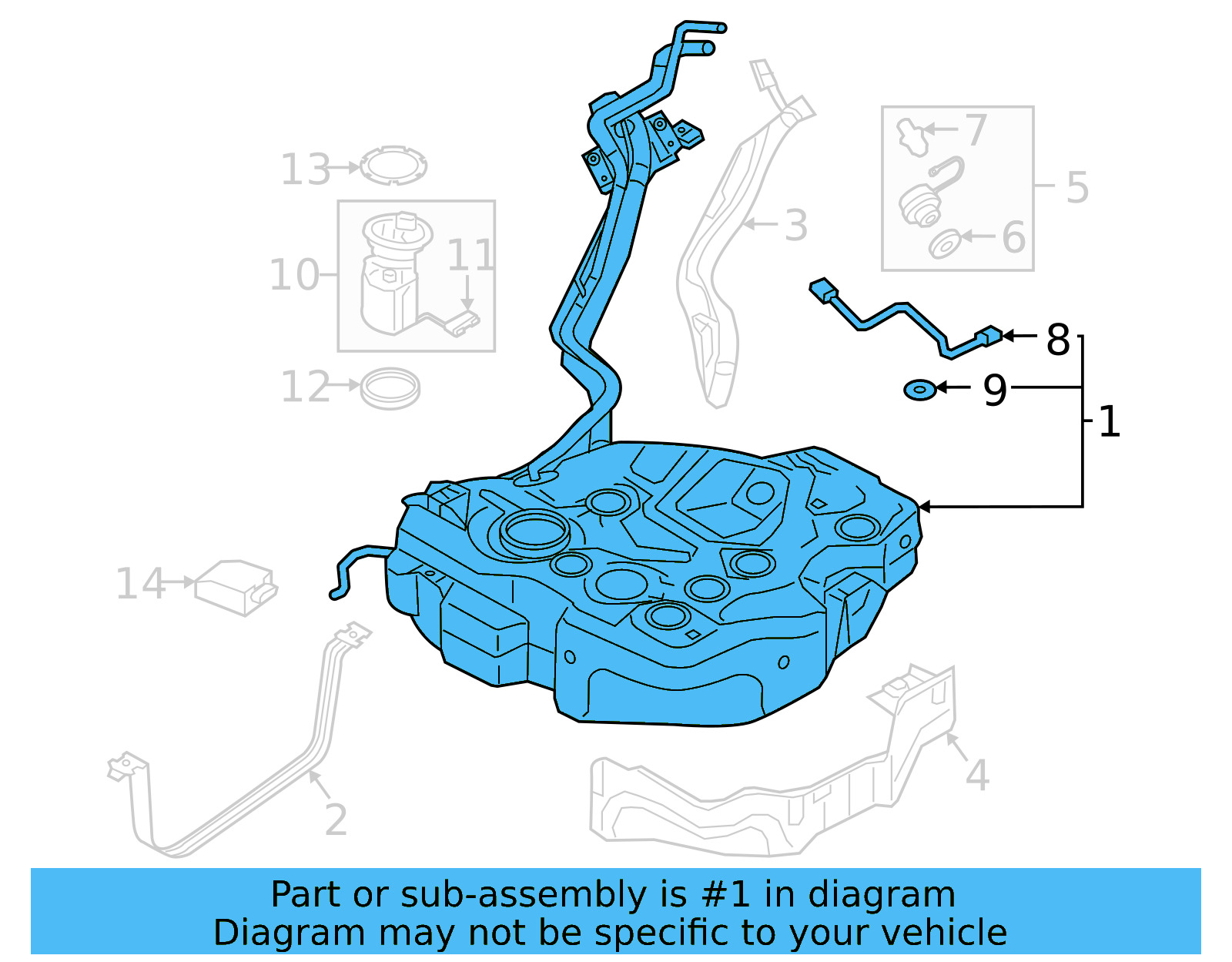 Fuel Tank 5WA-201-055-C - View 10