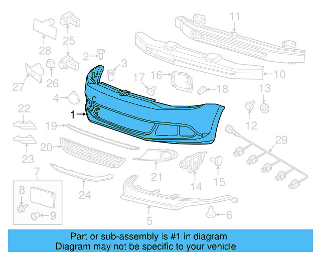 Bumper Cover (Unpainted) 5c6807217jgru - View 3
