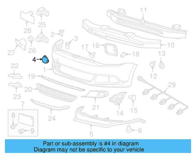 Tow Eye Cap (Unpainted) 5c6807241dgru