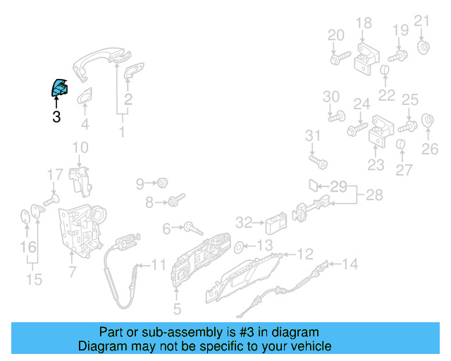 Handle, Outside Packing 5G0-837-088-B - View 11