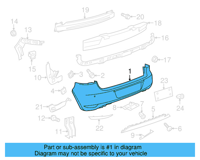 Bumper Cover (Unpainted) 5k6807421jgru - View 2