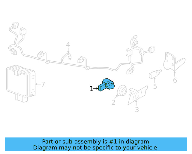Sensor (Unpainted) 5q0919275bgru - View 8