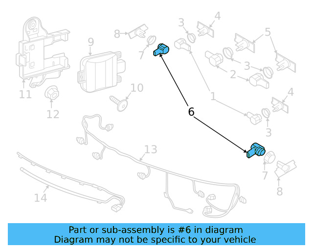 Sensor (Unpainted) 5q0919275bgru - View 7