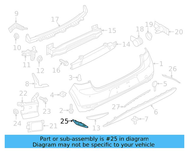 Sensor (Unpainted) 5q0919275bgru - View 64