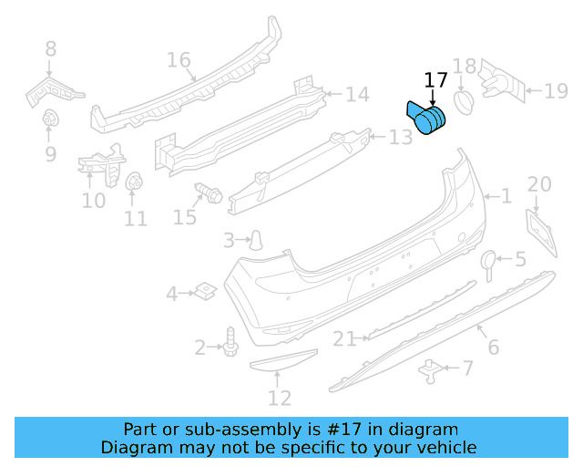 Sensor (Unpainted) 5q0919275bgru - View 59