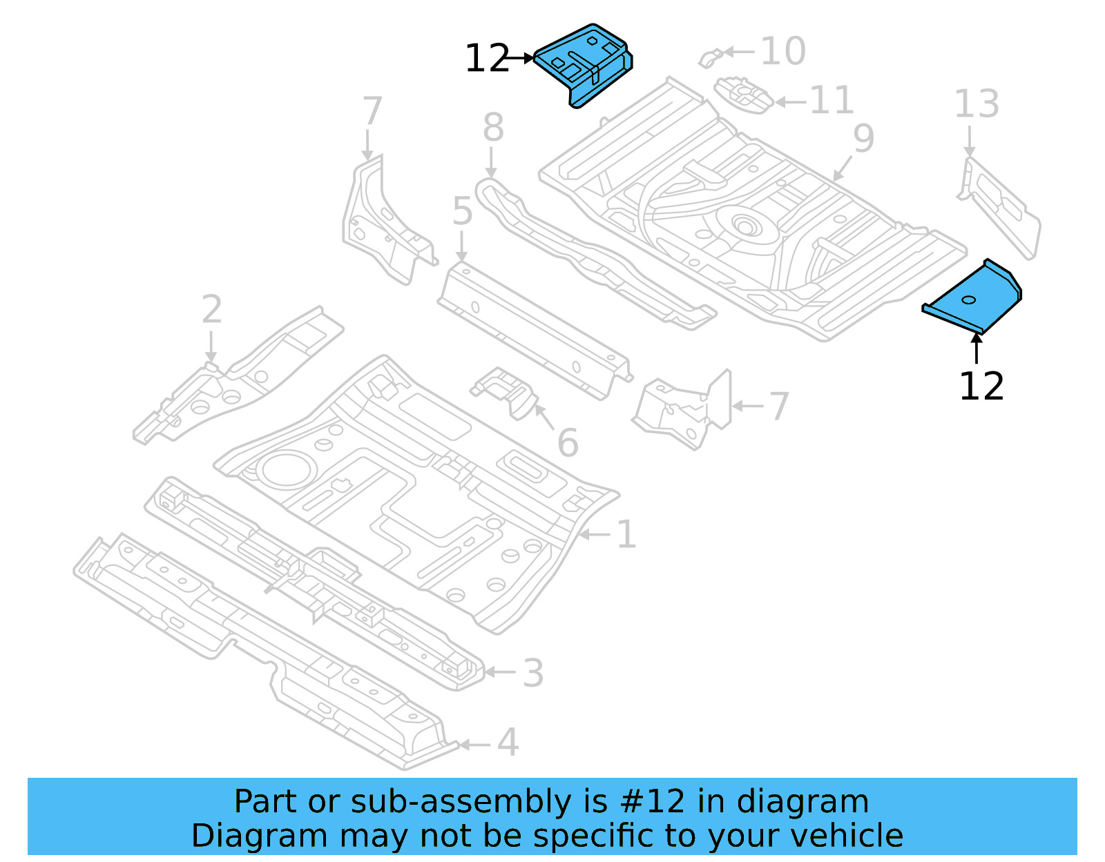 Floor Extension 3QF-802-091-B - View 3