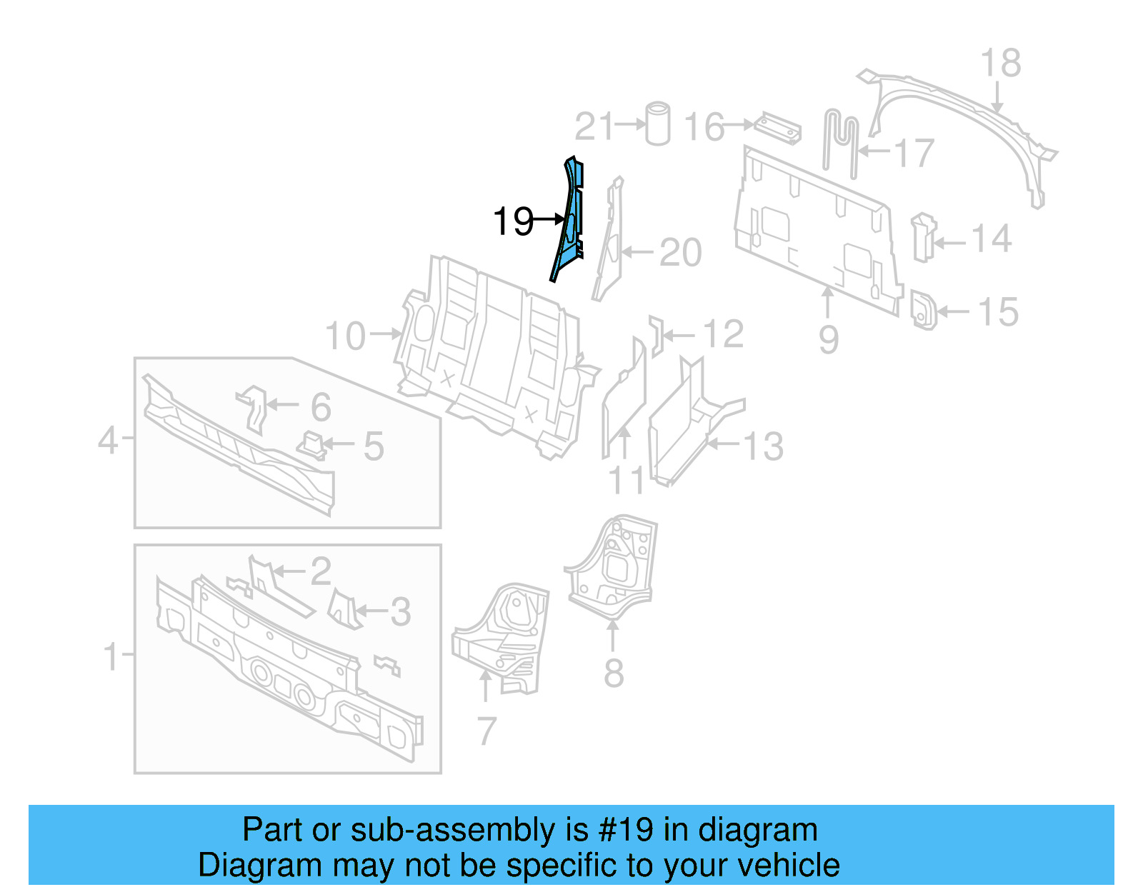 Outer Support 1Q0-813-131 - View 6