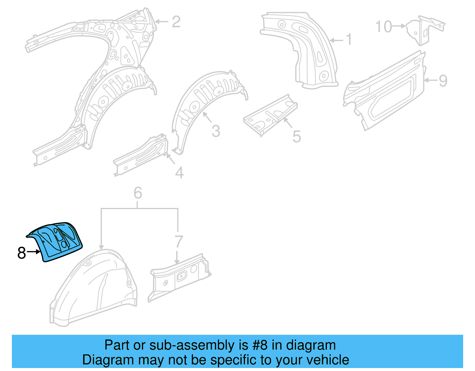 Strut Mount 1K0-802-191 - View 33