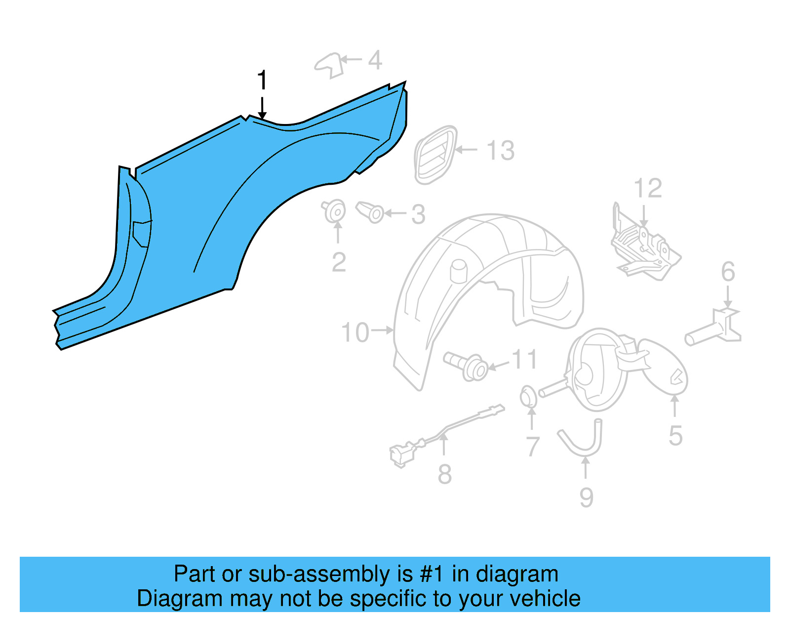 Quarter Panel 1Q0-809-844 - View 3