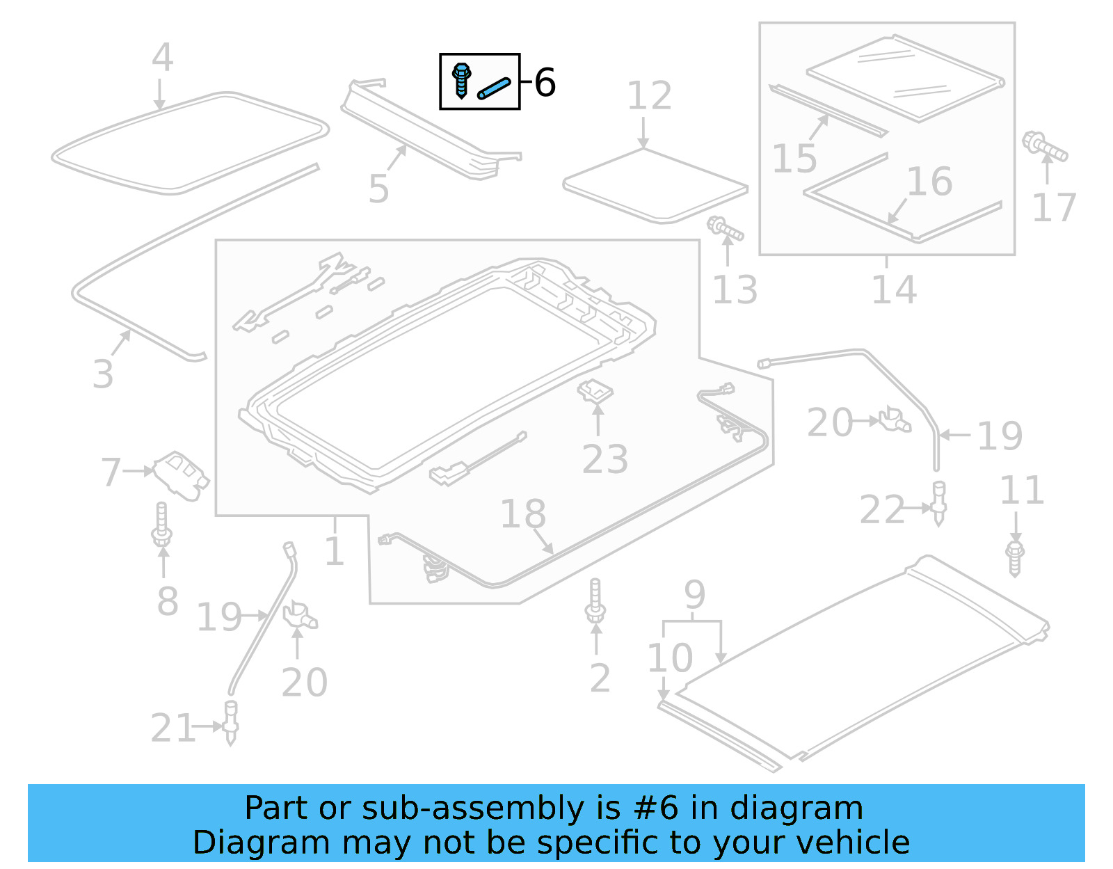 Air Deflector Hardware Kit 5G9-898-671 - View 13