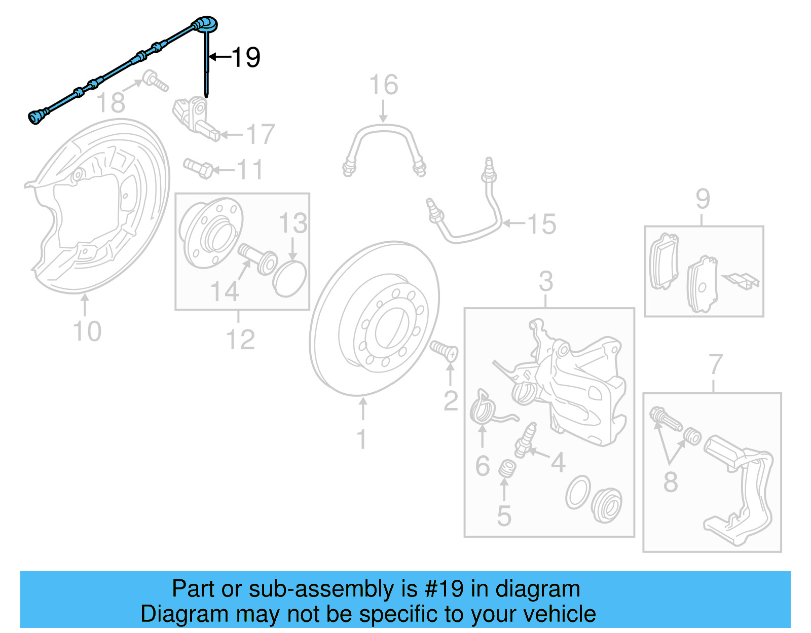 ABS Sensor Wire 5C0-927-904-J - View 5