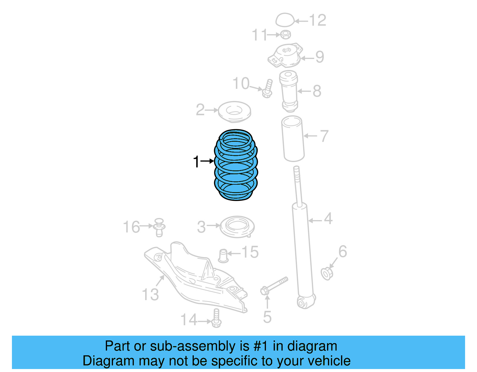 Coil Spring 5QN-511-115-E - View 3