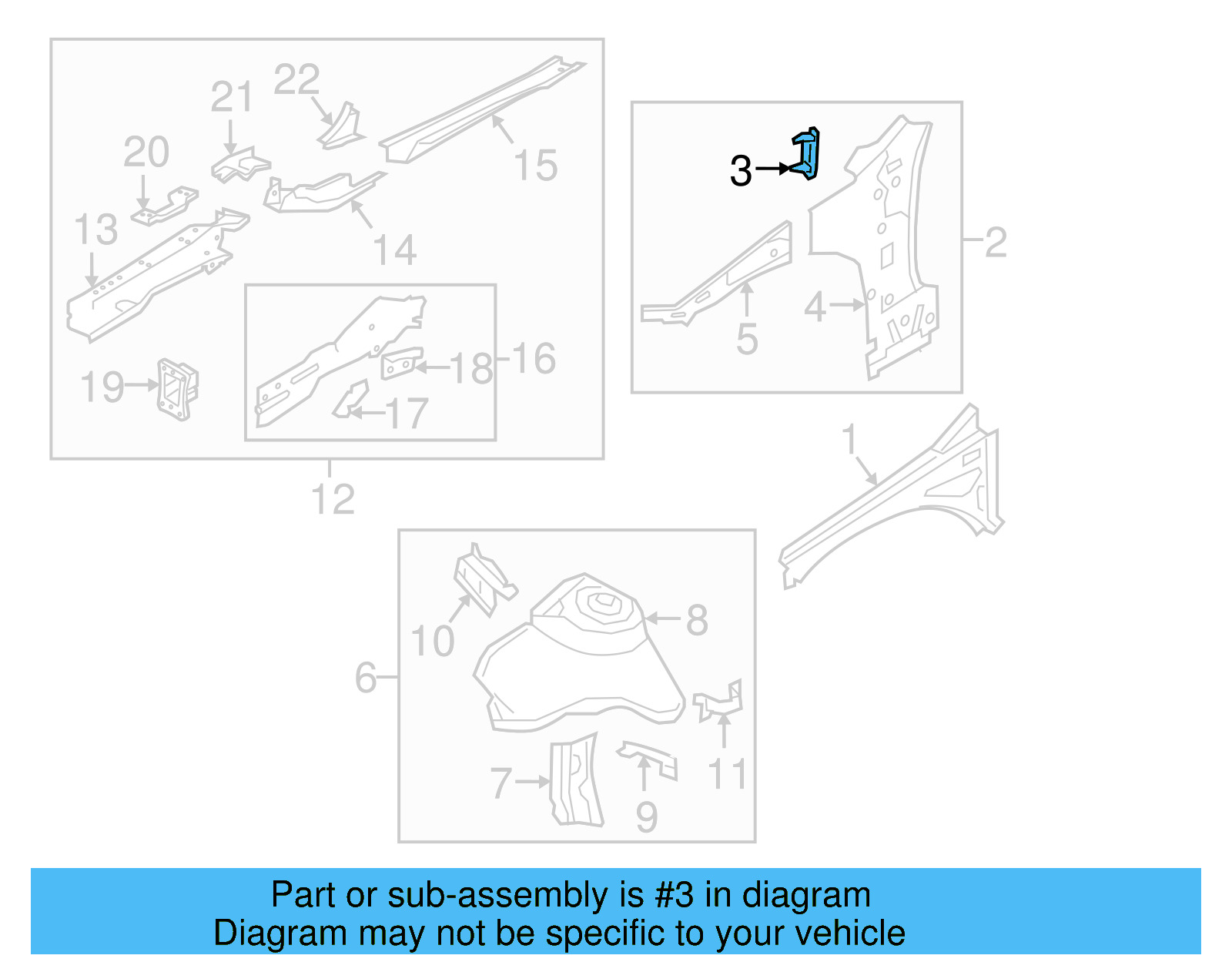 Corner Reinforced 5Q0-802-551-B - View 11